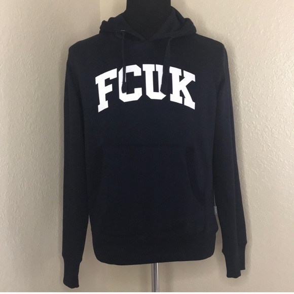 French Connection Other - FRENCH CONNECTION Blue FCUK Hoodie Sweatshirt M